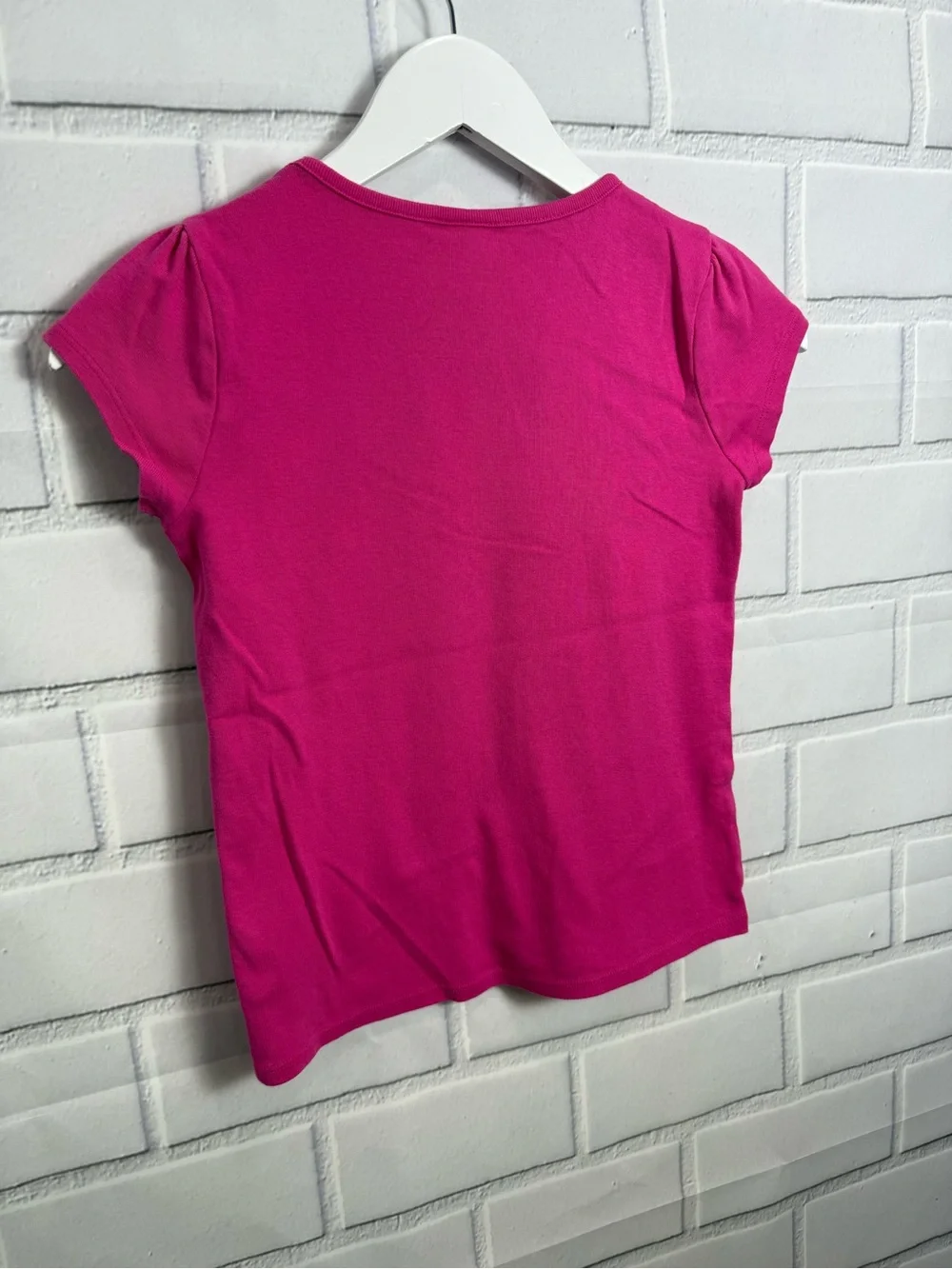 Gymboree Girls Pink Cat Graphic Tee Size 12 Cute Short Sleeve Shirt
